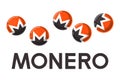 Monero vector logo text icon author\'s development