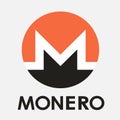 Monero XMR cripto currency vector logo