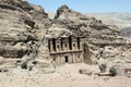 Monestary in Petra. Royalty Free Stock Photo