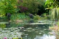 Monet's garden and lily pond Royalty Free Stock Photo