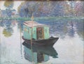 Studio boat by French impressionist Claude Monet