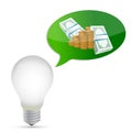 Monetary idea illustration design Royalty Free Stock Photo