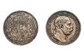 1 Korona 1915 Franz Joseph I. Coin of Hungary. Obverse Franz Joseph I old-age portrait. Reverse
