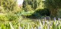 Monets Garden and Lily Pond Royalty Free Stock Photo