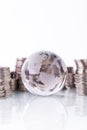 Money around world Royalty Free Stock Photo