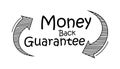 Money back guarantee. The concept of guaranteeing the safety of your finances. Full security of monetary deposits