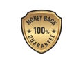 100% Money Back Guarantee stamp Royalty Free Stock Photo