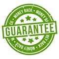 Money Back Guarantee Stamp. Eps 10 Vector Royalty Free Stock Photo