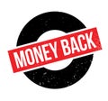 Money Back rubber stamp Royalty Free Stock Photo