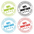 Money back stamps Royalty Free Stock Photo