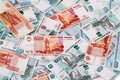 Money background (Russia) Royalty Free Stock Photo