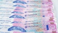 Money background ukrainian hryvnia banknotes cash