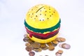 Money-box in shape of burger