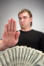 Money bribe Royalty Free Stock Photo