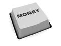 Money button Royalty Free Stock Photo