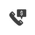 Money call vector icon