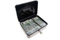 Money in cash box Royalty Free Stock Photo