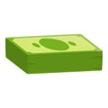 Money cash pack icon, cartoon style Royalty Free Stock Photo