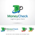 Money Check Logo Template Design Vector Royalty Free Stock Photo