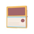 money checkbook cartoon vector illustration