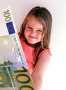 Money Child Royalty Free Stock Photo