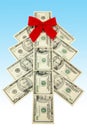 Money Christmas tree