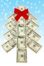 Money Christmas tree