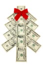 Money Christmas tree