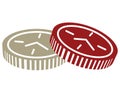 Money coin logo