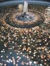 Money (coins) in the fountain Royalty Free Stock Photo