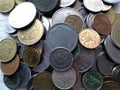 Money, coins and paper notes of different countries, old auctions, numismatics, collection, business, exchange, store,