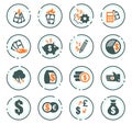 Money icon set