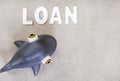 money that always comes with a price. Loan sharks everywhere Royalty Free Stock Photo