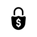Money confidentiality icon