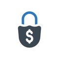 Money confidentiality icon