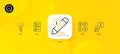 Money currency, Interview and Report document minimal line icons. For web application, printing. Vector