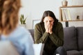 Money doesnt buy happiness, but it does pay for therapy. a young woman having a therapeutic session with a psychologist.