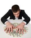 Money dollars wealth millionaire Royalty Free Stock Photo