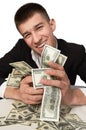 Money dollars wealth millionaire Royalty Free Stock Photo