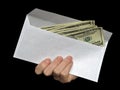 Money in envelope