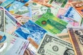 money exchange business different american bills