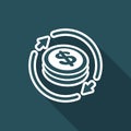 Money exchange icon - Dollars