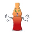 Money eye cola bottle jelly candy mascot cartoon