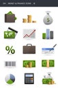 Money and finance icons _01 Royalty Free Stock Photo