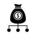 Money flat vector icon which can easily modify or edit Royalty Free Stock Photo