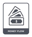 money flow icon in trendy design style. money flow icon isolated on white background. money flow vector icon simple and modern Royalty Free Stock Photo