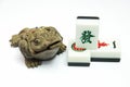 Money frog and mahjong