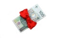 Money gift Royalty Free Stock Photo