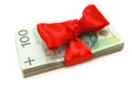 Money gift Royalty Free Stock Photo