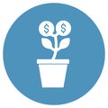 Money growth Isolated Vector icon which can easily modify or edit